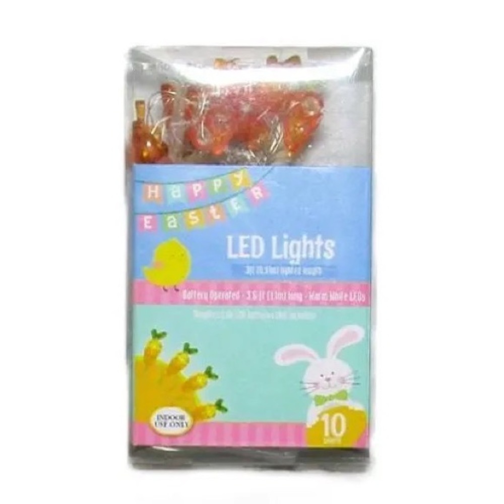 Easter Carrot LED String Lights